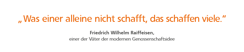 Was einer alleine nicht schafft, das schaffen viele.